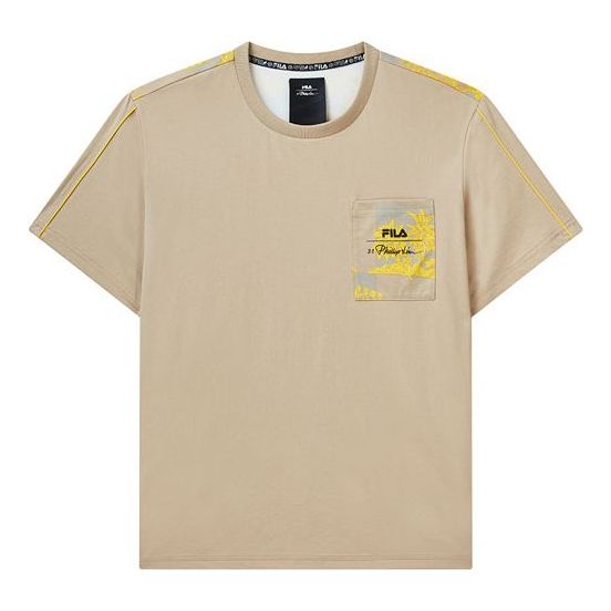 T-paita FILA 3.1 Phillip Lim Collaboration Pocket Crewneck Breathable T-Shirt Beige | F11M116107F-BG