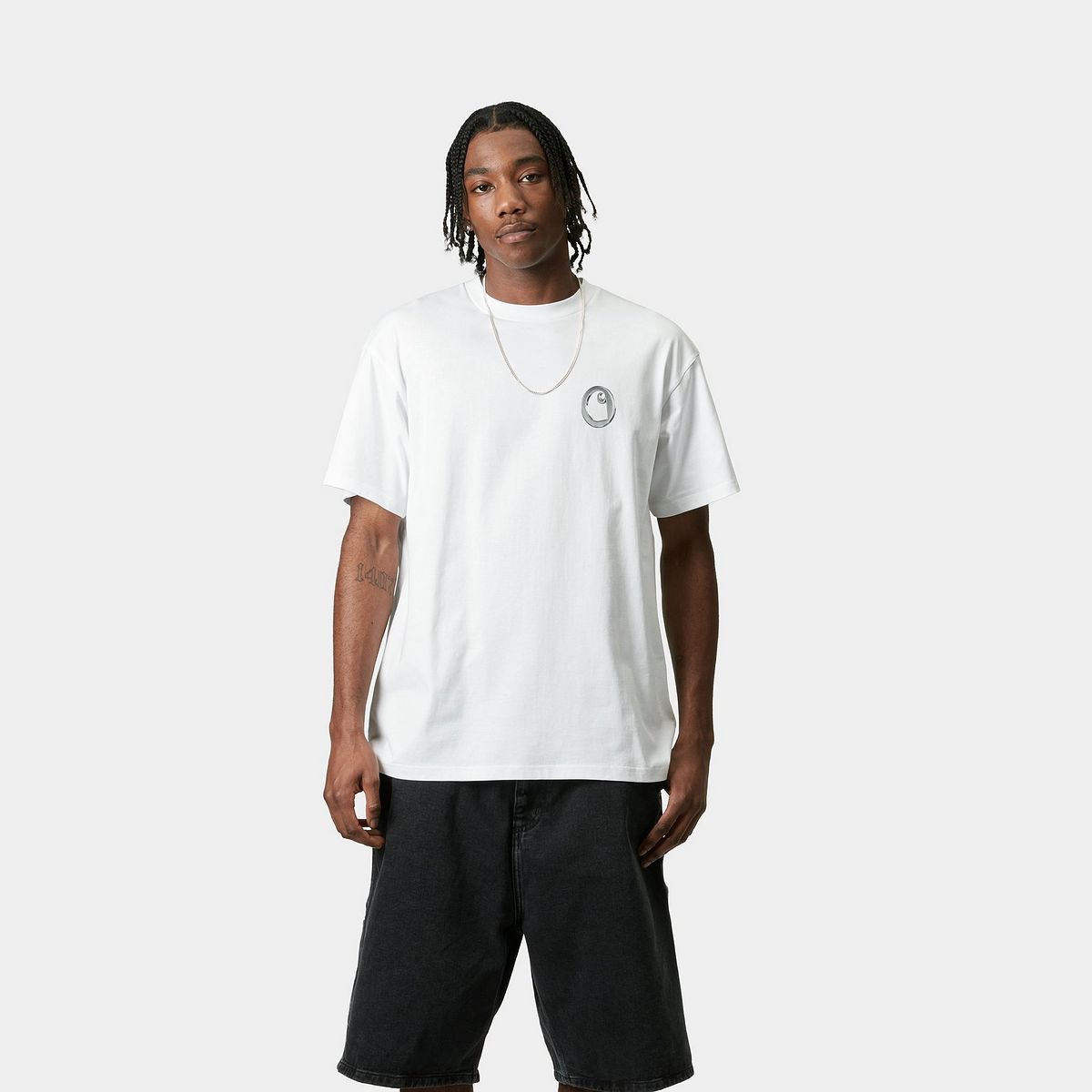 T-paita Carhartt WIP Short Sleeve Charms T-Shirt Valkoinen | I034410_9, 0