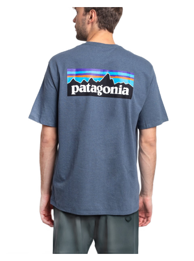T-paita Patagonia P-6 Logo Responsibili-Tee Harmaa | 38504