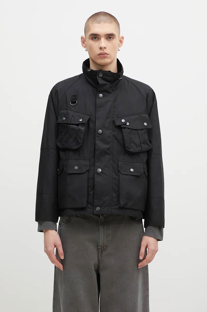 Parka Barbour Wax Jacket Oversize Musta | MWX2337