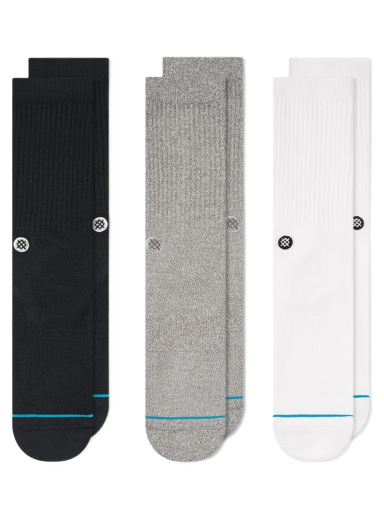 Sukat Stance Icon Sock - 3 Pack Monivärinen | M556D18ICP-MUL