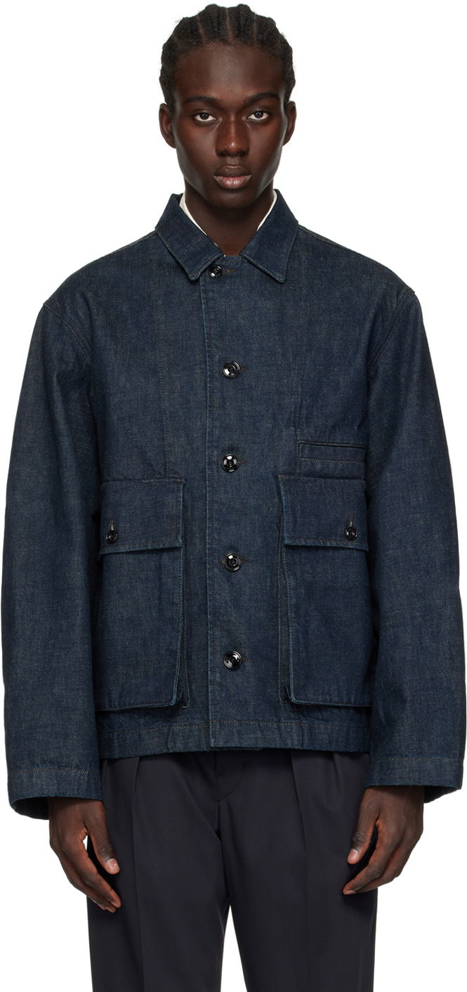 Takki LEMAIRE LEMAIRE Boxy Denim Jacket Sininen | OW306 LD068