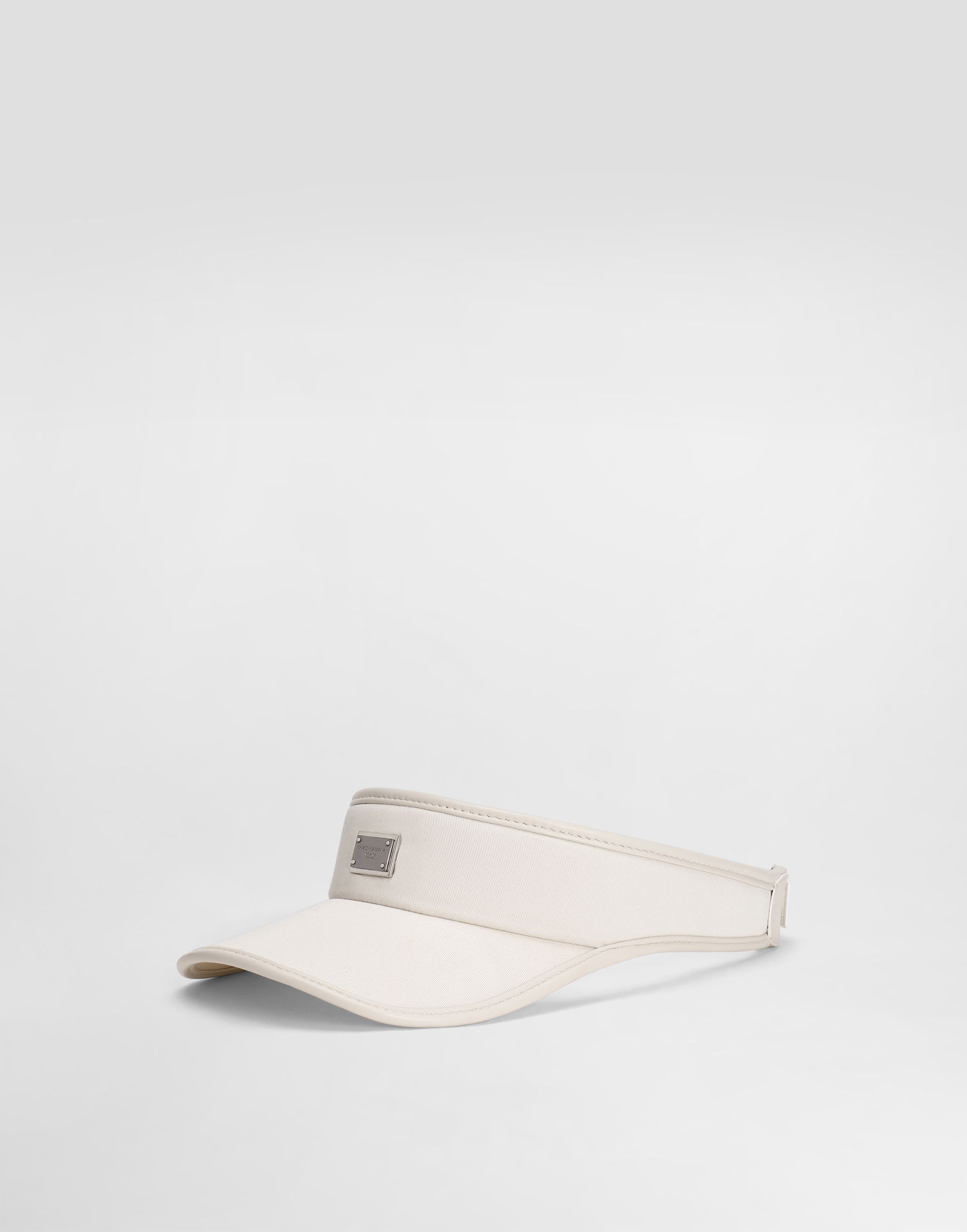 Lakit ja hatut Dolce & Gabbana Dolce & Gabbana Gabardine Visor Valkoinen | GH910AFUFL3W0802, 0