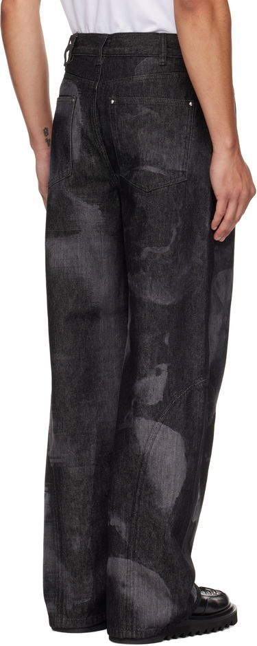 Jeans HELIOT EMIL HELIOT EMIL Basalt Wide-Leg Jeans Musta | AW25_M_10_189_BLK01_LSR, 2
