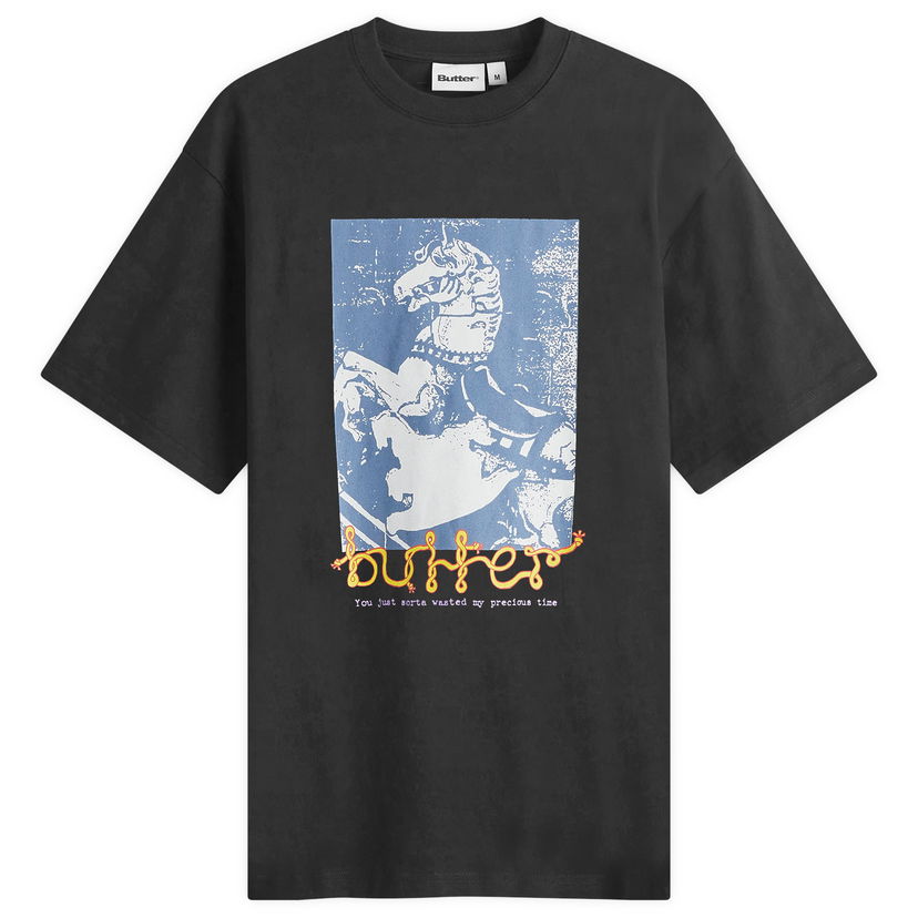 T-paita Butter Goods Goods Carousel T-Shirt Musta | BG243102-BLK