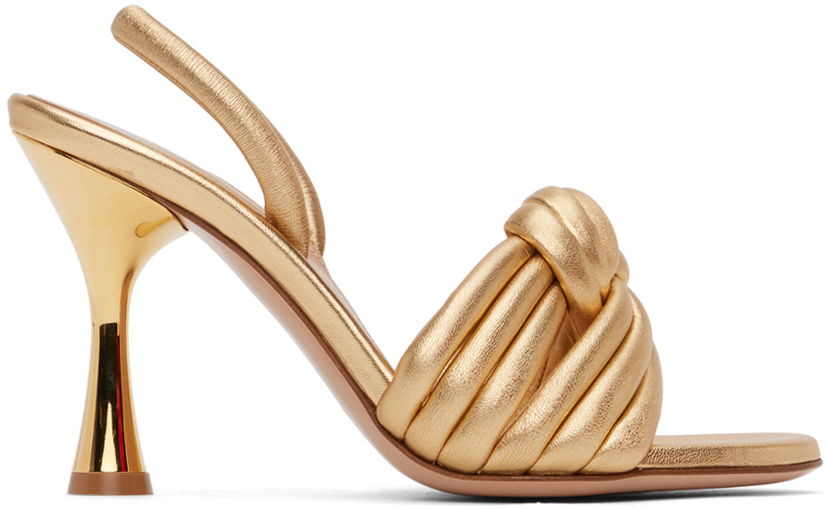 Tennarit ja kengät Gianvito Rossi Ottavia Heeled Sandals Metallinen | G32458.95LAC.NPS