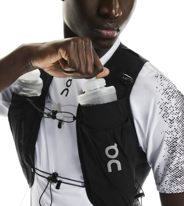 Reppu On Running Ultra Vest Pro + 2 flasks Musta | 2uf30130553, 3