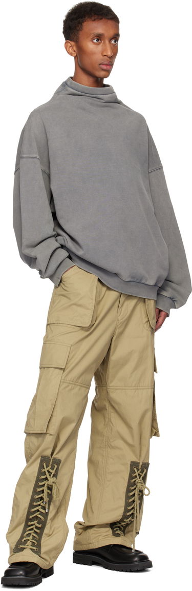 Villapaita We11done We11done Standard Turtleneck Hoodie Harmaa | WD-TS3-24-731-U-CH, 3