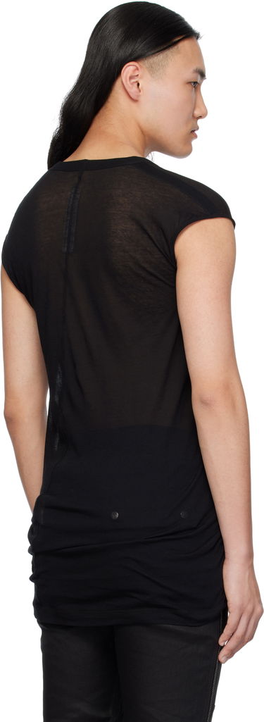 Tankkitoppi Rick Owens Rick Owens Hollywood Deep V SL T-Shirt Musta | RU01E5233 UC, 2