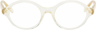 Aurinkolasit Loewe Chunky Rounded Frame Glasses Beige | LW50100UW50032 192337225307, 0