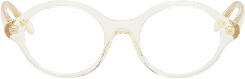 Aurinkolasit Loewe Chunky Rounded Frame Glasses Beige | LW50100UW50032 192337225307