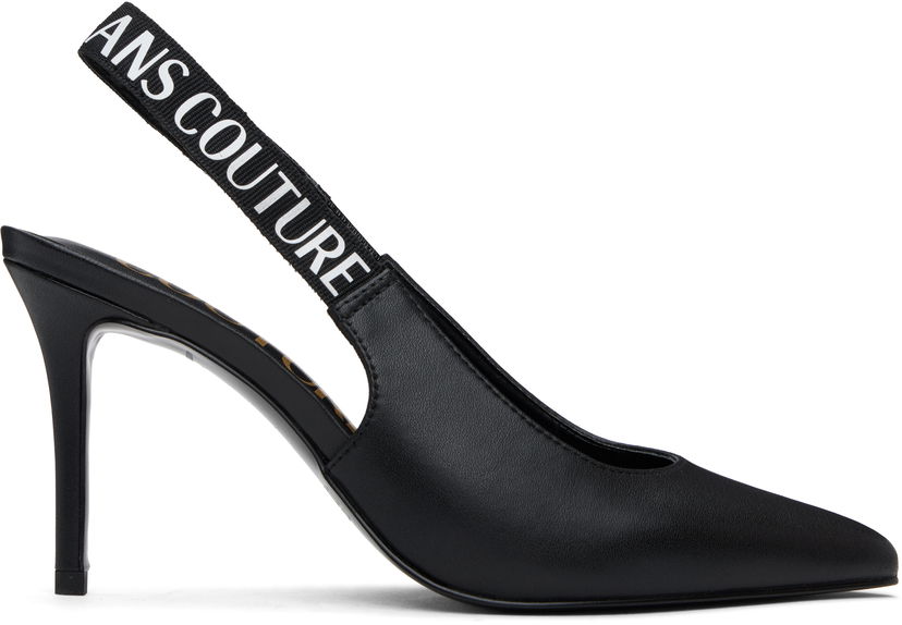 Tennarit ja kengät Versace Jeans Couture Logo Scarlett Slingback Heels Musta | E78VA3S52_EZPS62