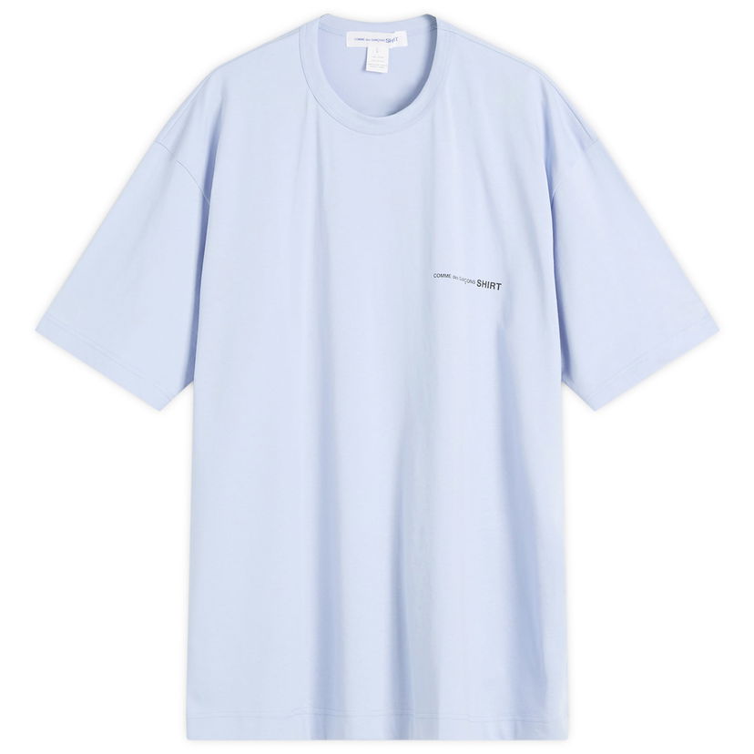 T-paita Comme des Garçons CDG SHIRT Logo T-Shirt, Size Small Sininen | FO-T023-051-1