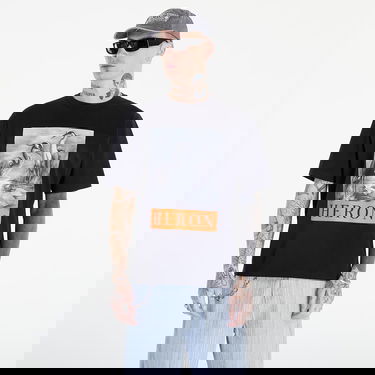 T-paita HERON PRESTON NF Heron BW Musta | HMAA032C99JER0031010, 0