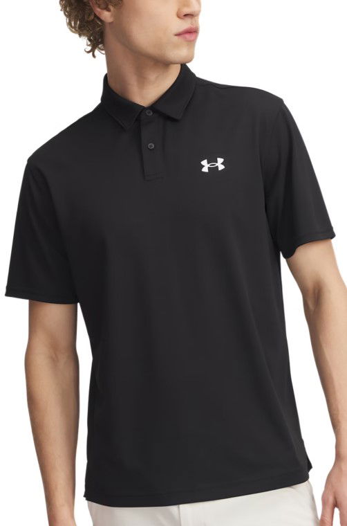 Poolopaita Under Armour UA T2G Pique Polo Shirt Musta | 1390123-001