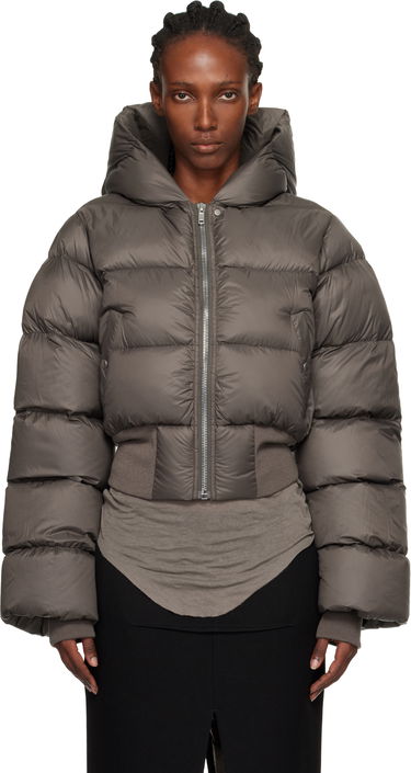 Puffer takki Rick Owens Concordians Hooded Down Jacket Harmaa | RP02E4775 NPD3, 0