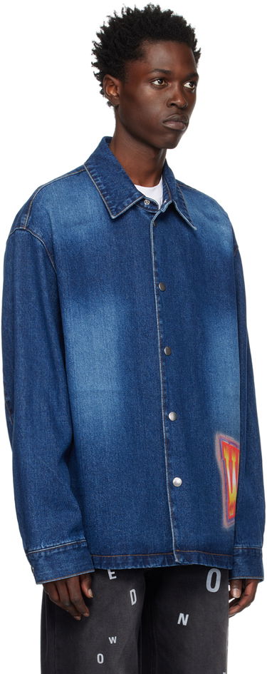 Paita We11done Painted Denim Jacket Sininen | WD-DJ3-22-312-U-BL, 1