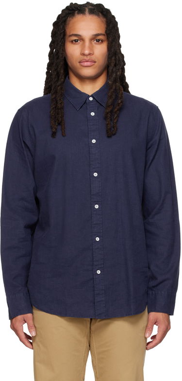 Paita rag & bone Rag & Bone Gus Button-Down Shirt Tummansininen | MBW23PA440CHML, 0