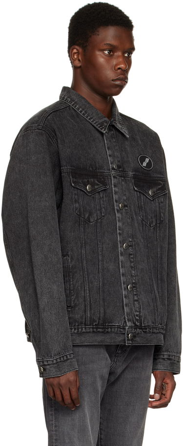 Takki We11done We11done Faded Denim Jacket Musta | WD-DJ4-20-017-U-WB, 4