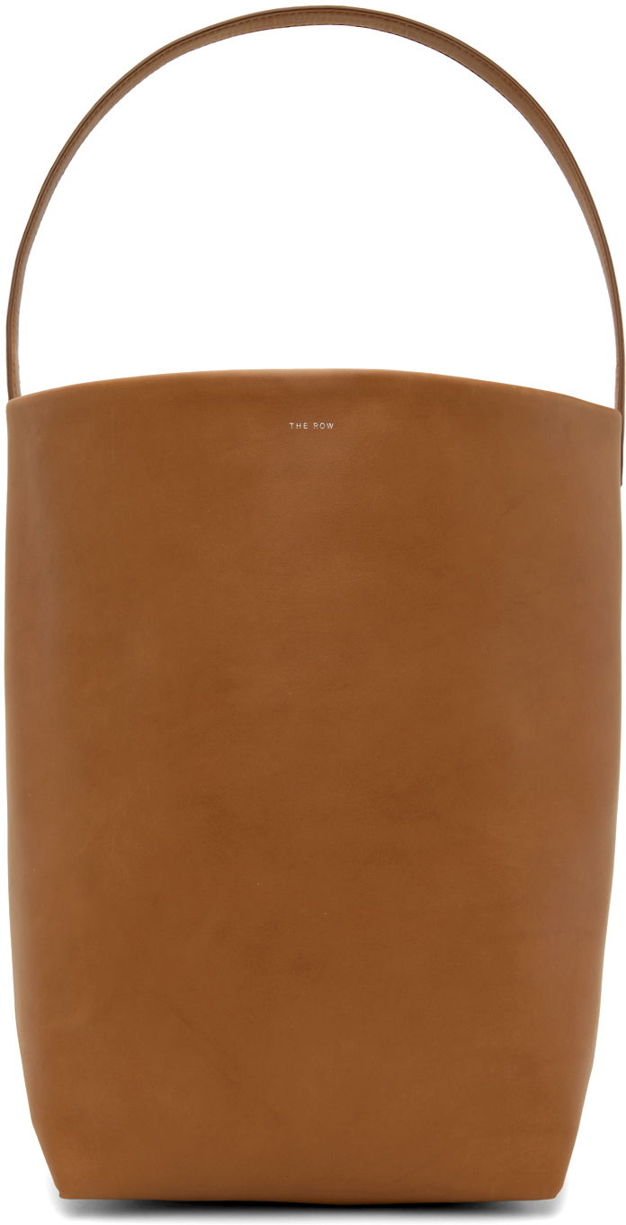 Kangaskassi The Row Large Leather Tote Bag Ruskea | W1273-L72