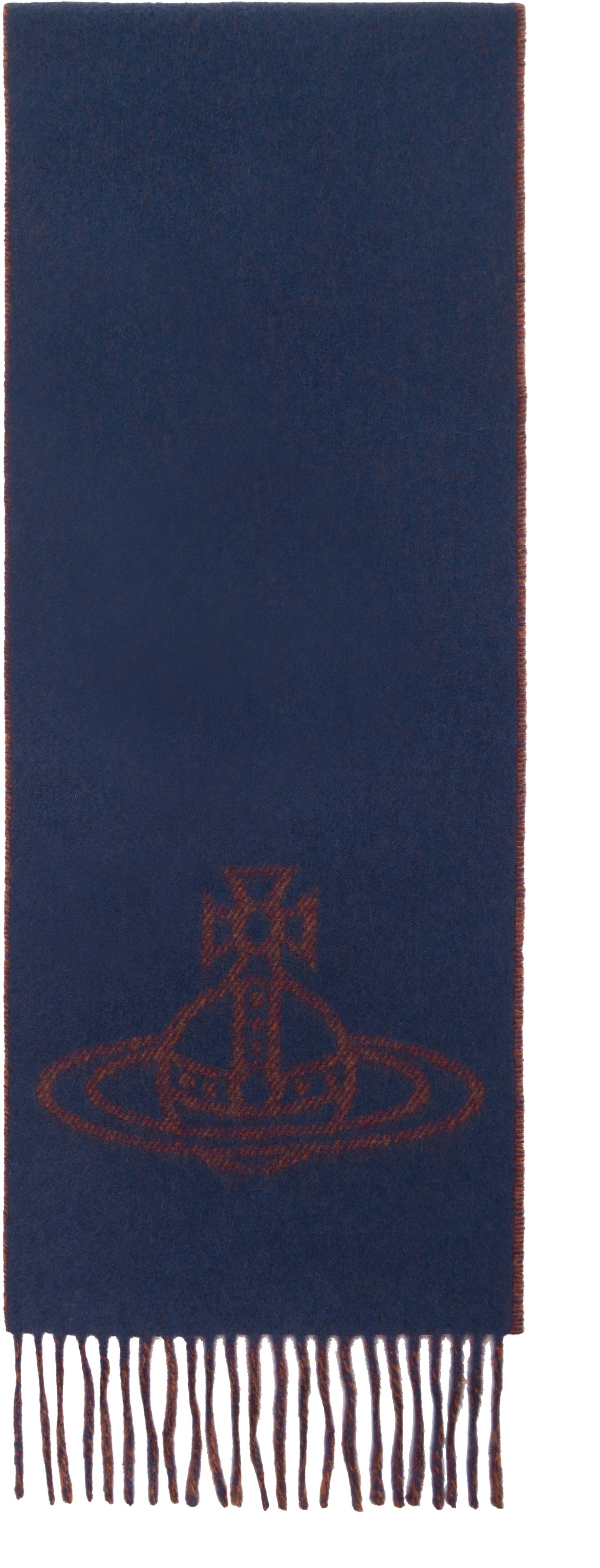 Huivi Vivienne Westwood Single Orb Double Scarf Sininen | 81030006-W00ZH-, 0