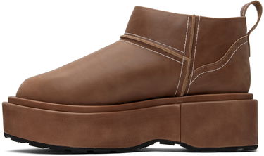 Asusteet We11done We11done Pull-Loop Platform Boots Ruskea | WD-AO1-23-468-W-BR, 2