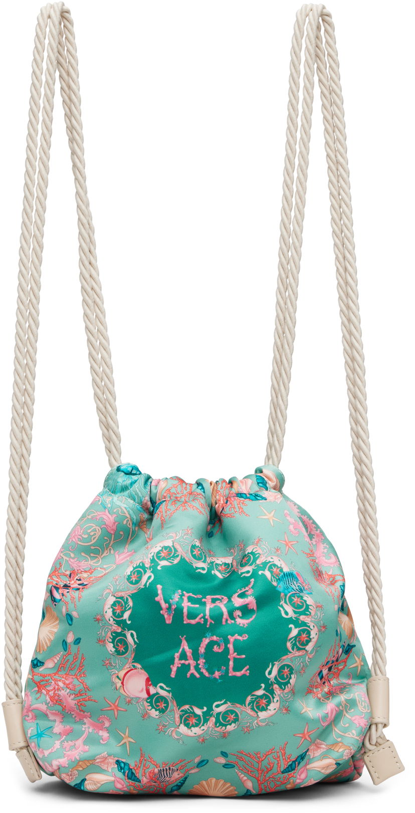 Reppu Versace Versace Underwater Barocco Bucket Backpack Vihreä | 1020953_1A15257