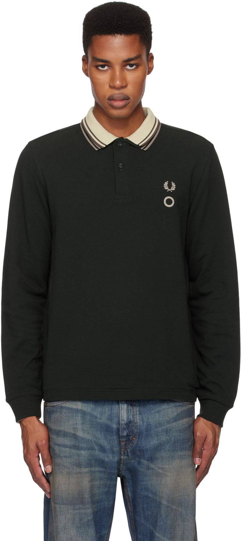 Poolopaita Craig Green Long Sleeve Reversible Polo Musta | SM8154