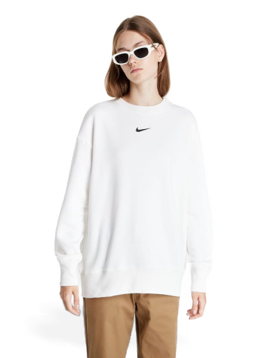Huppari Nike NSW Phoenix Fleece Oversized Crewneck Valkoinen | DQ5733-133