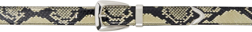 Vyöt Khaite Khaite Benny Snakeskin Belt Beige | 10012-803