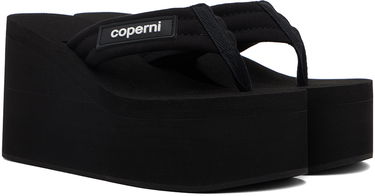 Vaatteet Coperni Coperni Wedge Sandals Musta | COPSH09440, 3