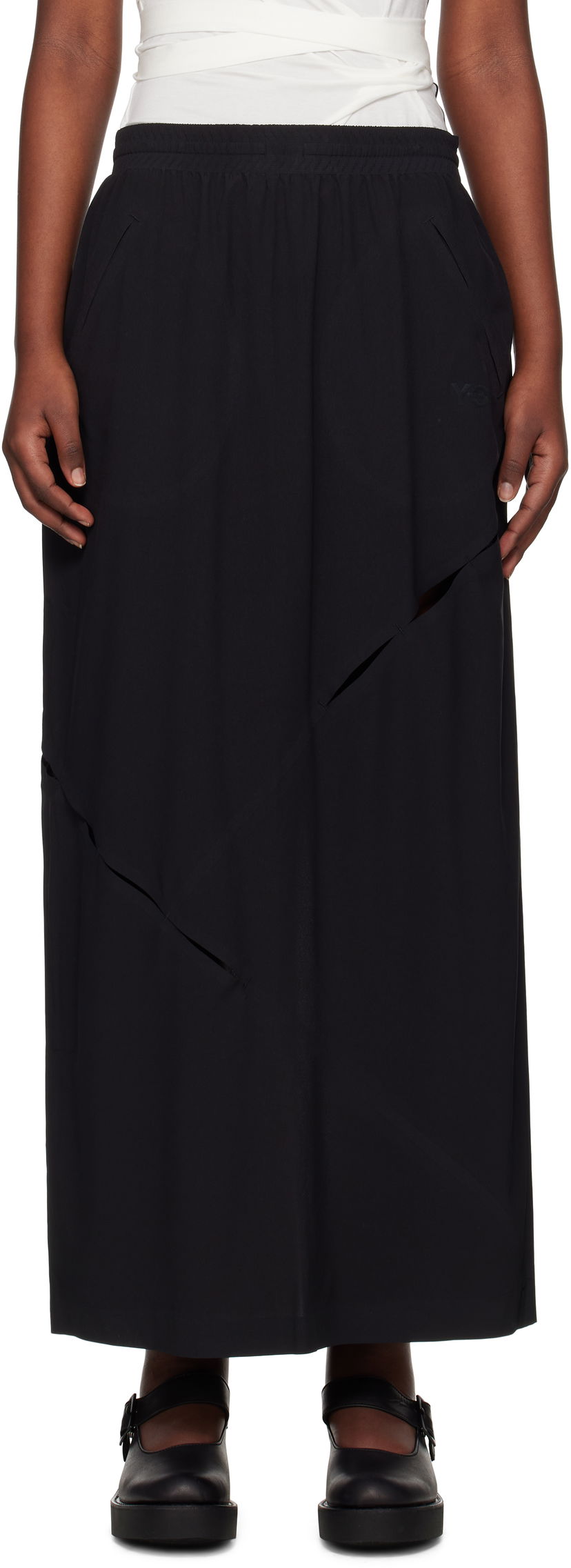 Hame Y-3 Y-3 Slit Maxi Skirt Musta | JD6001