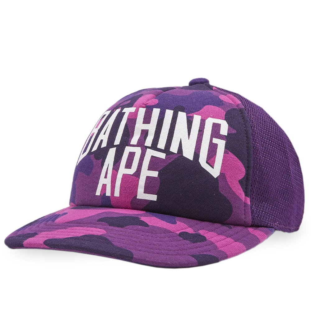 Korkki BAPE Color Camo NYC Logo Mesh Cap Violetti | 001CPI801004M-PUR, 0