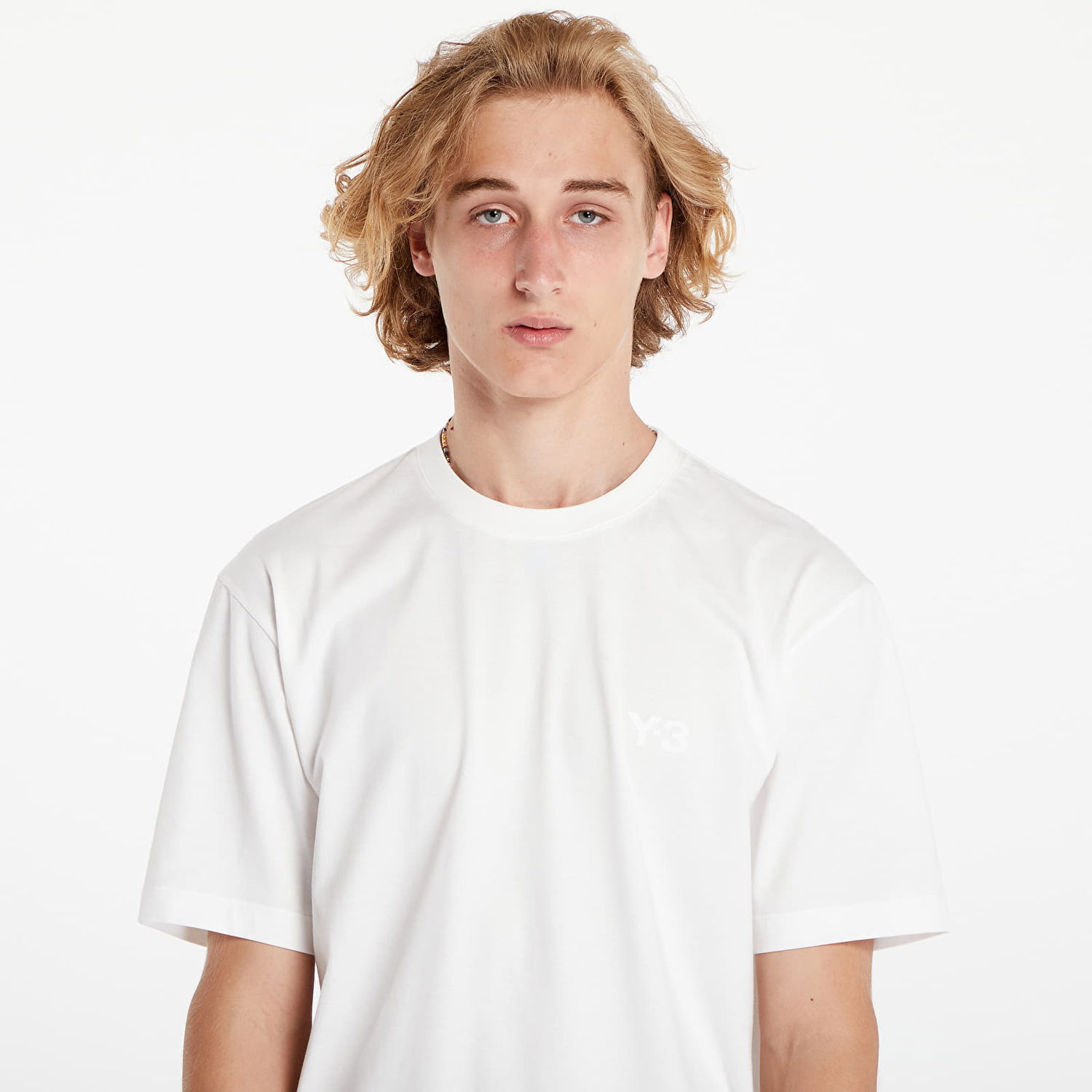 T-paita Y-3 Regular Short Sleeve Tee Core White Valkoinen | JD9829, 1