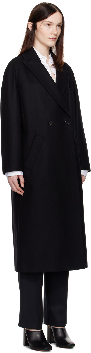 Takit A.P.C. A.P.C. Flora Double-Breasted Trench Coat Musta | WOAJS-F01541, 1