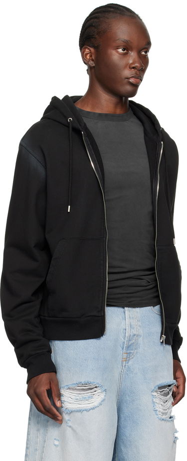 Huppari We11done We11done Zip Hoodie Musta | WD-TJ2-24-812-U-BK, 1