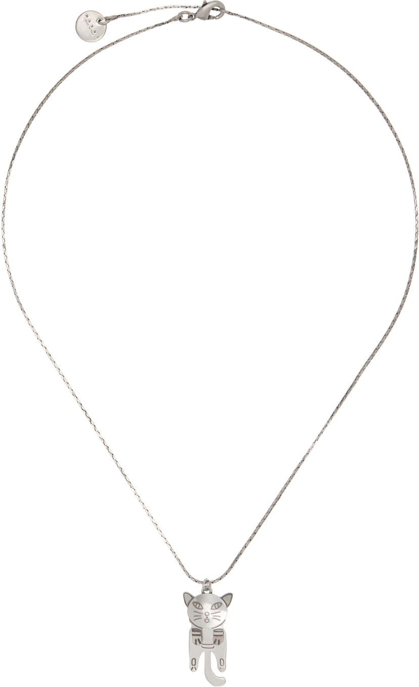 Kaulakoru Marni Marni Cat Pendant Necklace Metallinen | COMV0508A0 M2000
