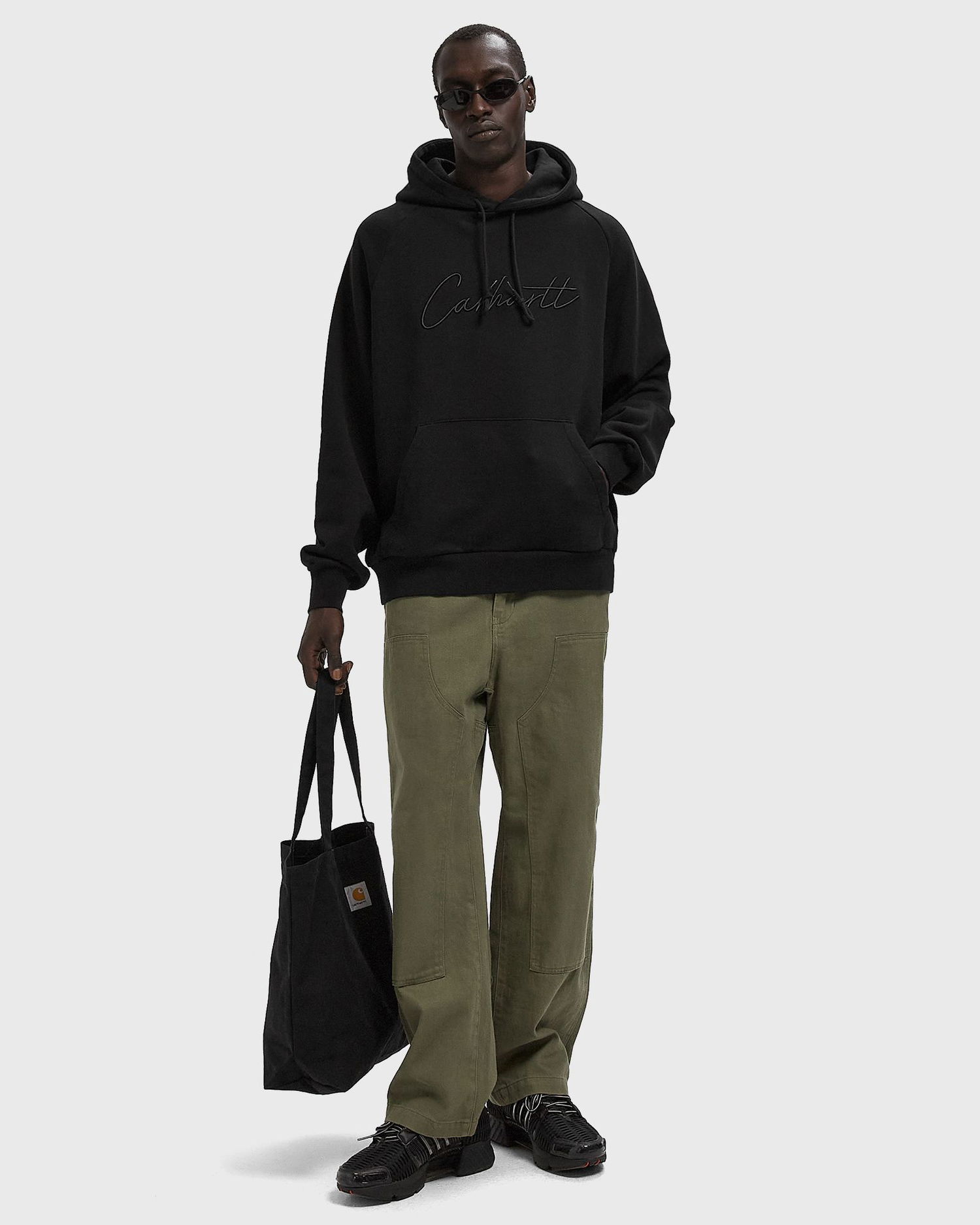 Huppari Carhartt WIP Ray Hoodie Musta | I035640-89.XX, 1