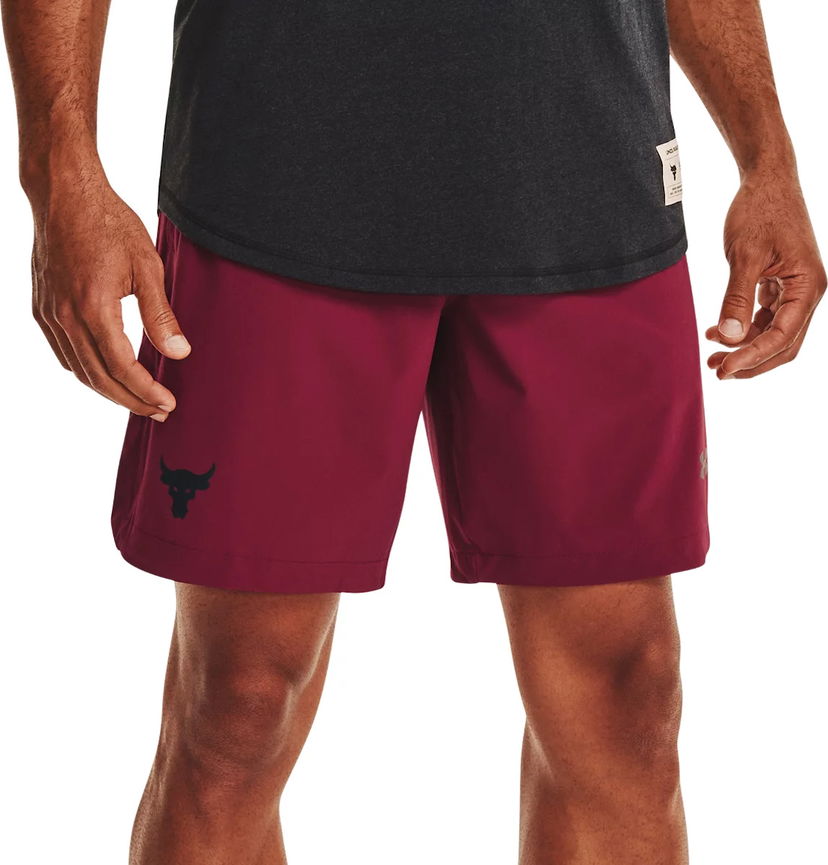 Shortsit Under Armour Project Rock Snap Training Shorts Punainen | 1361616-626