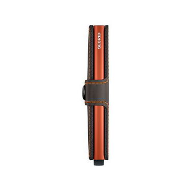 Lompakko Secrid Miniwallet - Matte - Truffle & Orange Musta | MM-Truffle-Orange, 4