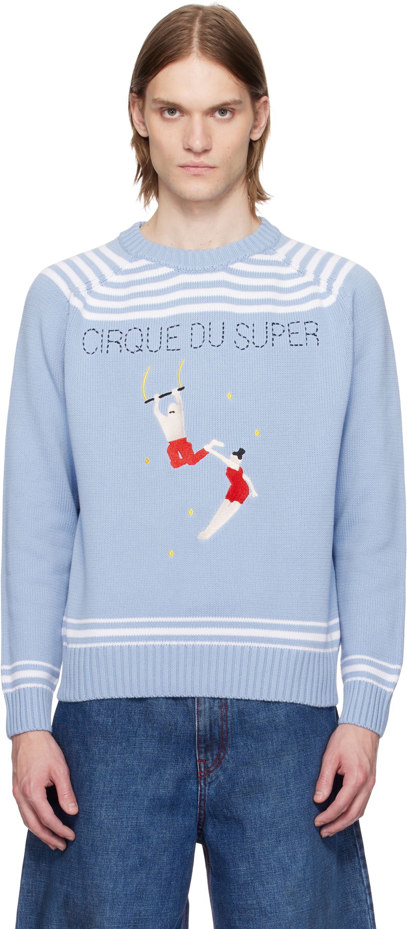 Villapaita KidSuper KidSuper Cirque du Soleil Edition 'Cirque' Sweater Sininen | SS25-SW-11