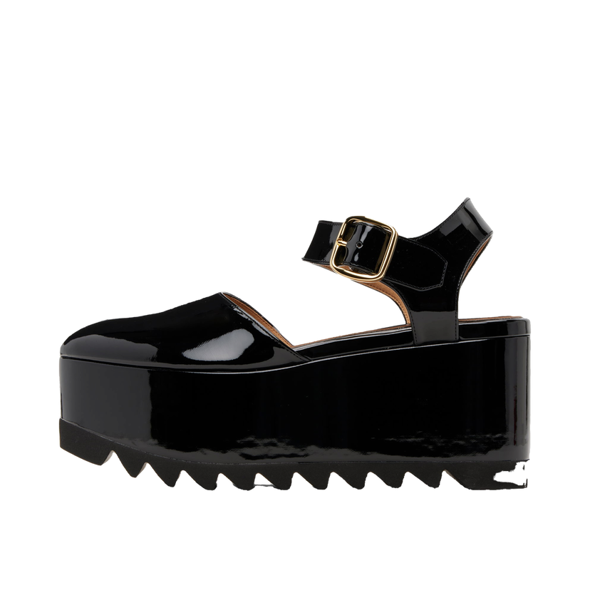 Tennarit ja kengät Stella McCartney Stella McCartney Elyse Patent Platform Sandals Musta | 810554APADF0