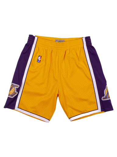 Shortsit Mitchell & Ness NBA Swingman Shorts Los Angeles Lakers Keltainen | SMSHCP19075-LALLGPR091