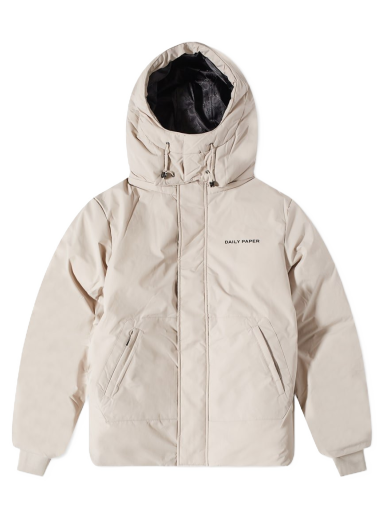 Puffer takki DAILY PAPER Nuraz Puffer Jacket Beige | 2221194