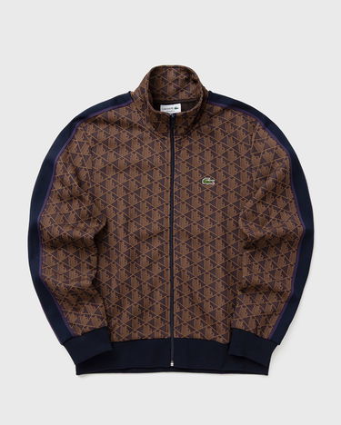 Huppari Lacoste Monogram Pattern Full-Zip Track Sweatshirt with Side Stripes Monivärinen | SH1368-9I4, 0