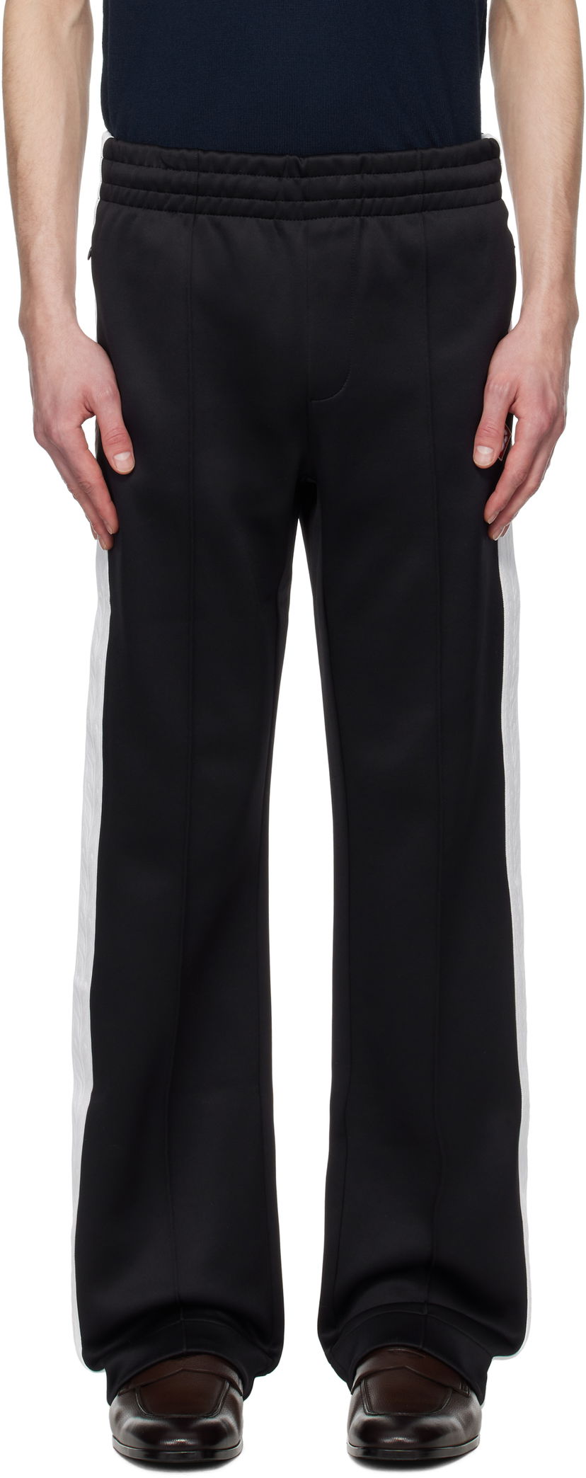 Verryttelyhousut Casablanca Casablanca Scuba Sweatpants Musta | MPS25-JTR-226-01