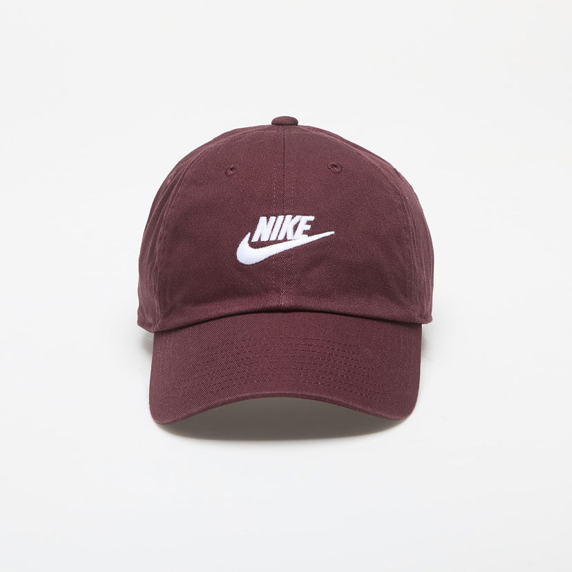 Korkki Nike Club Unstructured Futura Wash Cap Burgundia | FB5368-652