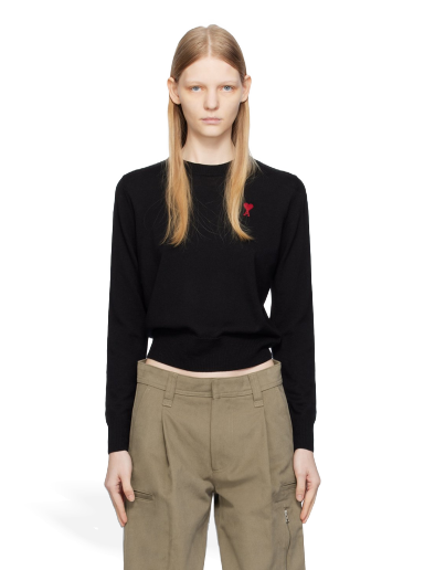 Villapaita AMI Sweater Musta | BFFKS111.KN0025
