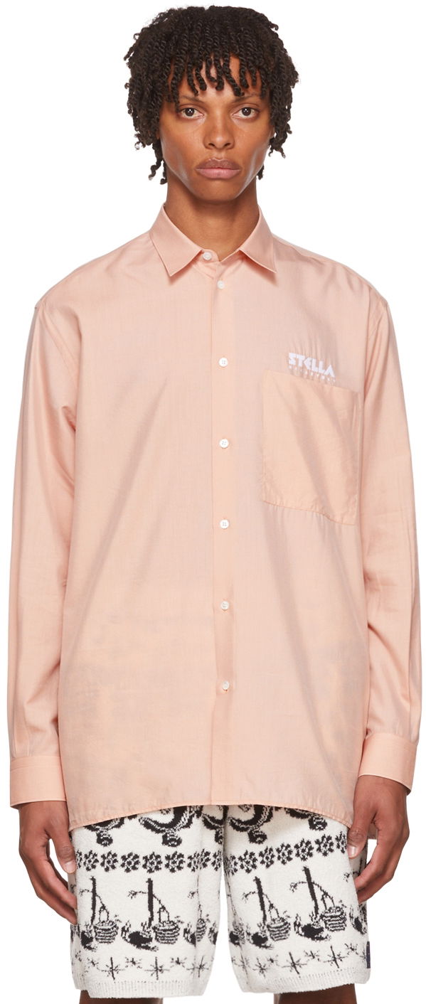 Paita Stella McCartney Designer Fantasia Button-Up Shirt Vaaleanpunainen | 6030363STA56