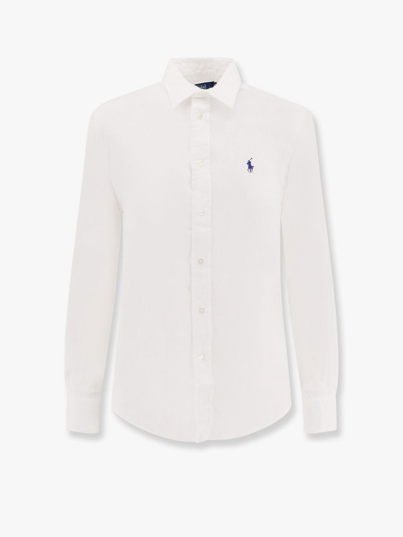 Paita Polo by Ralph Lauren Polo Ralph Lauren Women's White Linen Shirt Valkoinen | 211970730001
